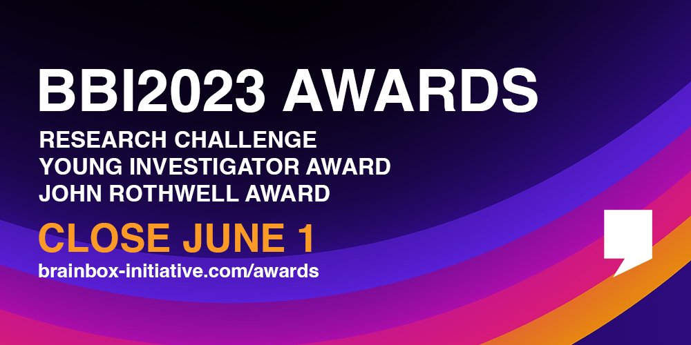 Brainbox_Init's tweet photo. All Brainbox Initiative Award applications for 2023 close on June 1. #BBI2023

Find out more about the awards and submit here: https://t.co/LUnVw4jdIw https://t.co/Hi5Y9YHdeX