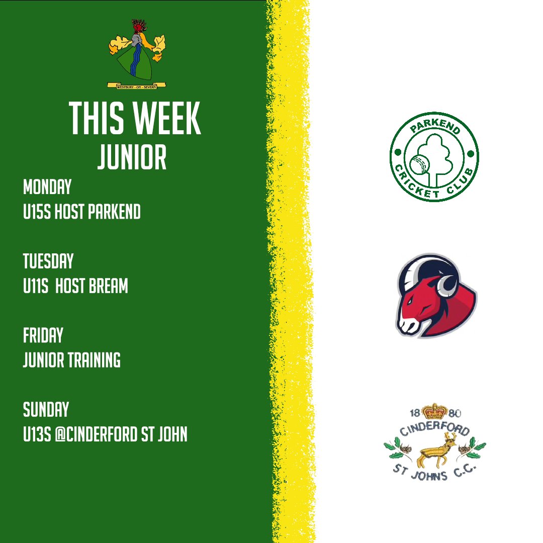 This week at Westbury-On-Severn CC