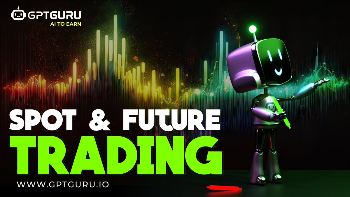 TRADING HAS BECOME SMART & EASY WITH GURU AI 🤩 📈 🚀
With Guru's Arrival, every one of us is about. to witness AI trading. You'll be able to do both Spot & Futures trading backed by the Guru AI financial experts and crypto analysts 🤠 🤩
EXPECT GOOD NEWS FROM YOUR GURU 😉
#GPTGuru #GPTG $GPTG #RedKite #GameFi #IDOLaunch #IDOListing #AI #ArtificialIntelligence #Blockchain #RedKitePad #IDO #Listing #Web3 #Blockchain #Crypto #CryptoCurrency #BNB #IDOLaunchpad