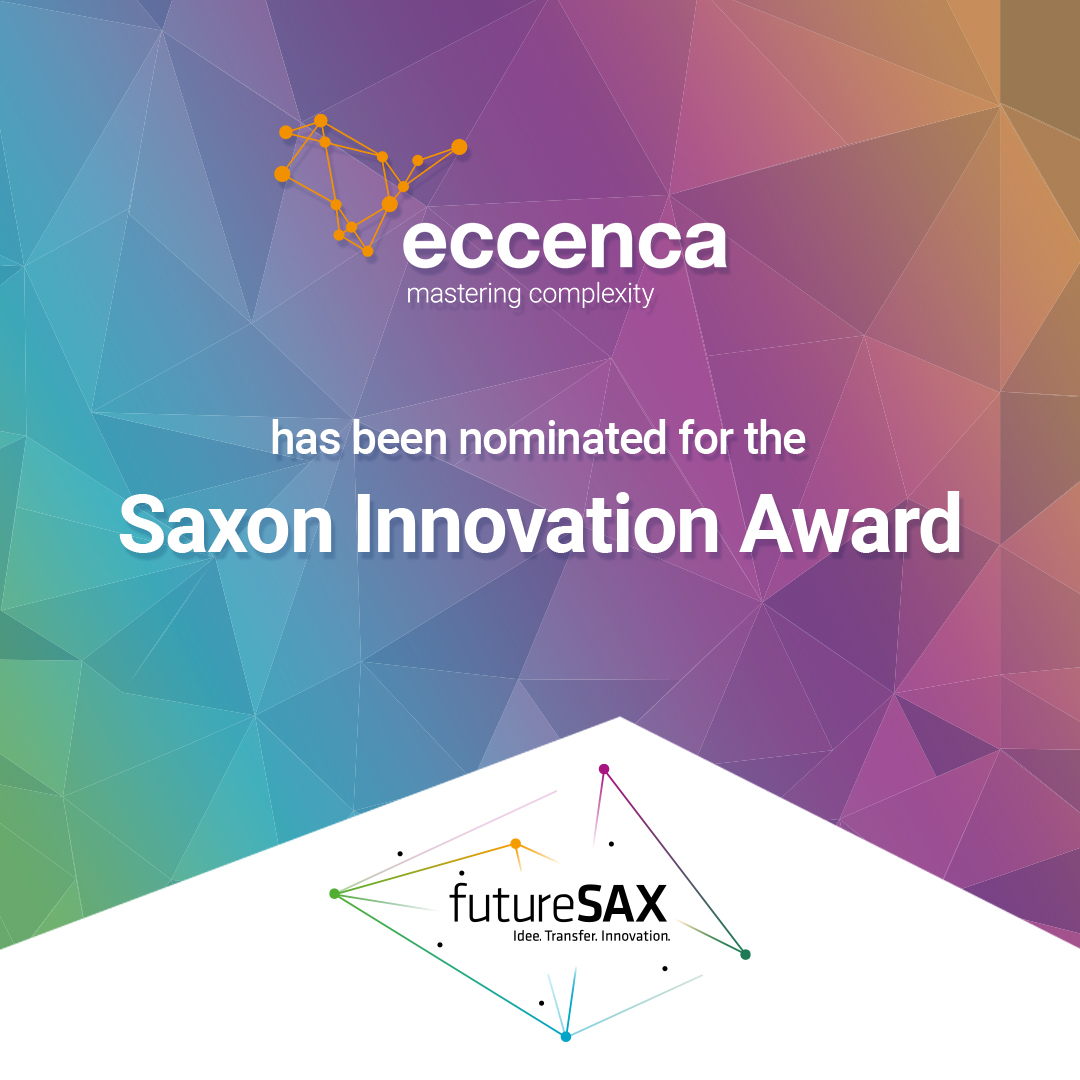 eccenca GmbH has been nominated for the prestigious Saxon Innovation Award! Thank you jury for nominating us and thanks to the whole eccenca team. Without you, this would not have been possible. #eccenca #eccencaCorporateMemory #saxonawards #nomination #knowledgegraph