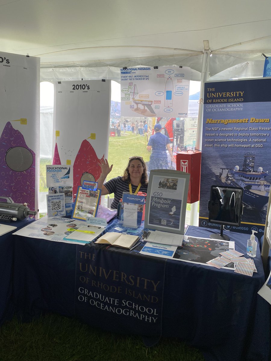 miniboats's tweet photo. This week we will engage with ~5,000 students around #theoceanstate while at @theoceanrace stopover! We are here with @URIGSO and Thompson Middle School’s miniboat exploring data and boat design to help us make better predictions. #onecean #oceanliteracy https://t.co/3i6biQpRjC