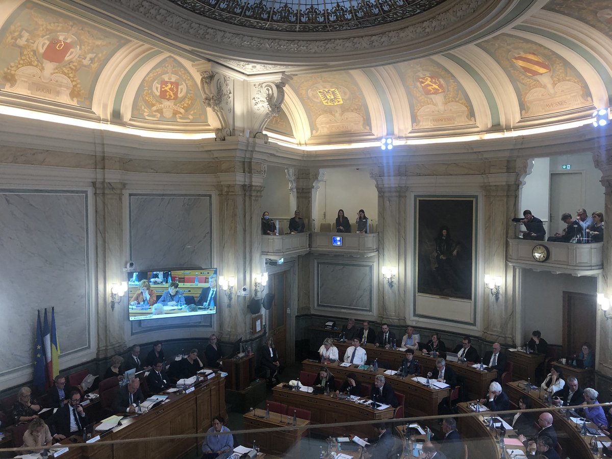 Séance plénière du Département du Nord ce 15 mai à Lille. Au programme notamment un AMI à destination des EPCI pour la création de centres de santé Départementaux. «  les 1er EPCI avec de beaux projets seront retenus », souhaite Christian Poiret le président du Departement.