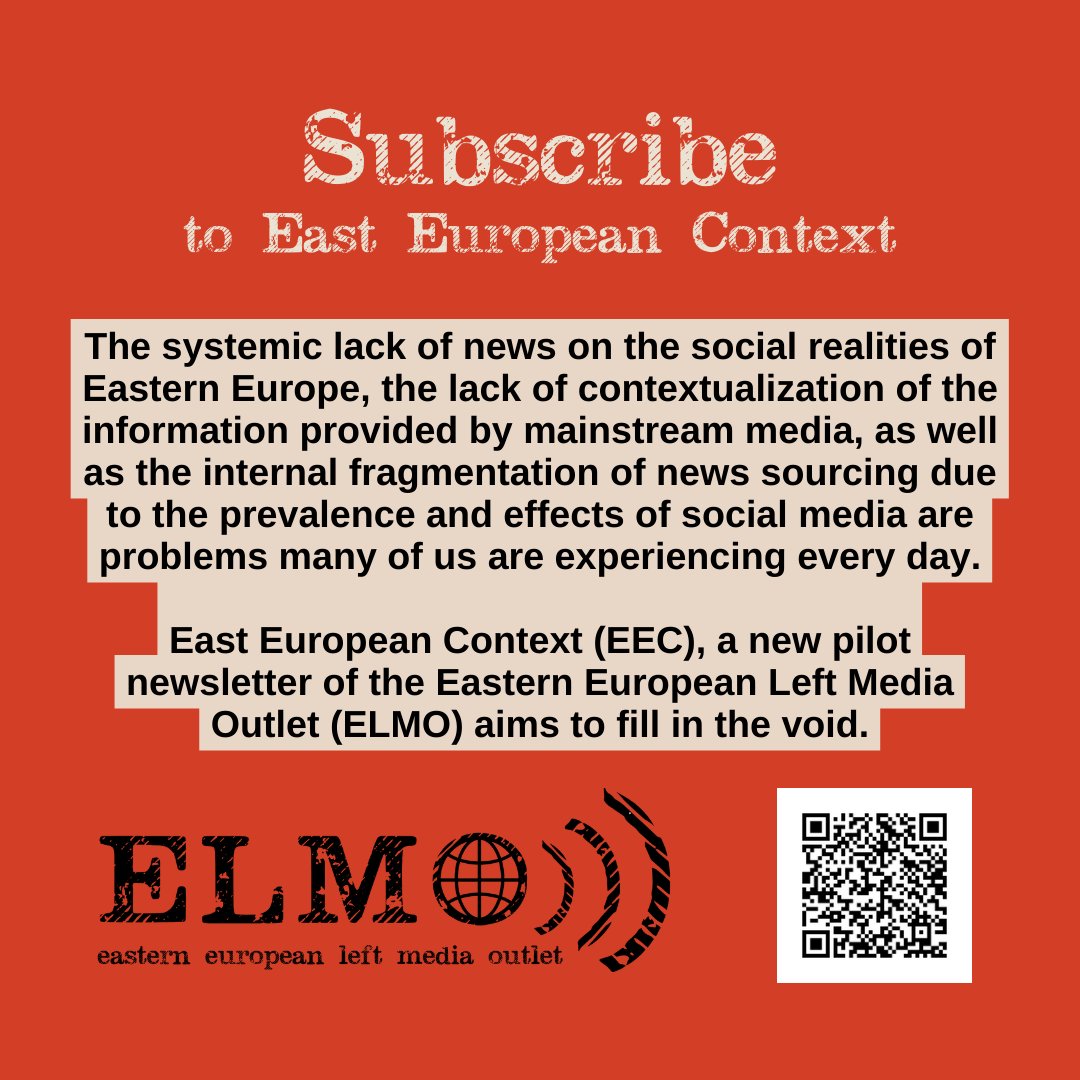 Subscribe to our new pilot newsletter, #EastEuropean Context (EEC): tinyurl.com/EECELMO

A don't forget to check our general newsletter: tinyurl.com/ELMOnewsletter

#BuildingELMO