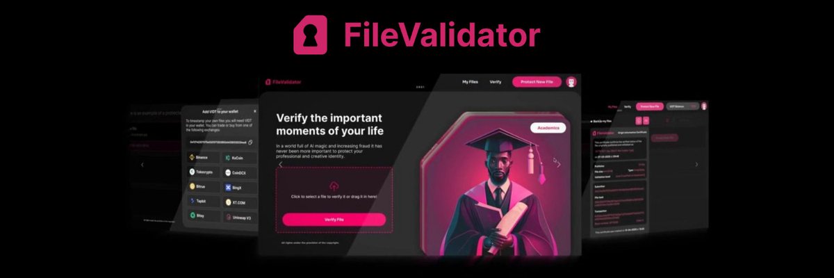 FileValidator's tweet image. 🚀🎉 Massive thanks to all of you for the incredible hype around the FileValidator V1 announcement! 

We&apos;ve been grinding in the lab for some time now, and we&apos;re absolutely stoked to showcase the fruits of our hard work to you all! 🔥💻 

#FileValidator #ComingSoon #vidt $vidt
