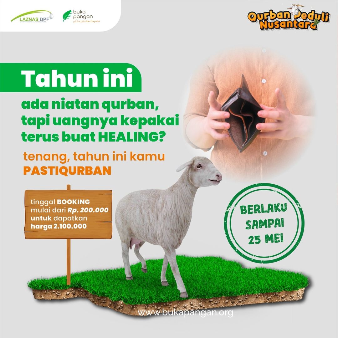 Yuk, sahabat, wujudkan tahun ini berqurban bersama kami, melalui rekening kami:
BSI 7771116609 atas nama Yayasan Wakaf Djalaludin Pane

Konfirmasi Pembayaran hubungi
Hotline :
081228589013
081808290565

#kurban2023 #kurban #iduladha