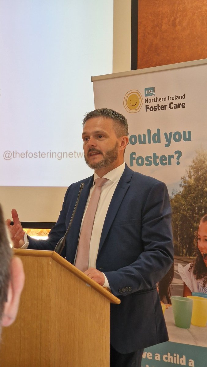 'Thanks to all the young people who allow us to have a part in their lives as Foster carers' Robbie Butler MLA closing the foster carers event #fcf23 #fosteringcommunities @fosteringnet @HSCAdopt_Foster @RobbieButlerMLA