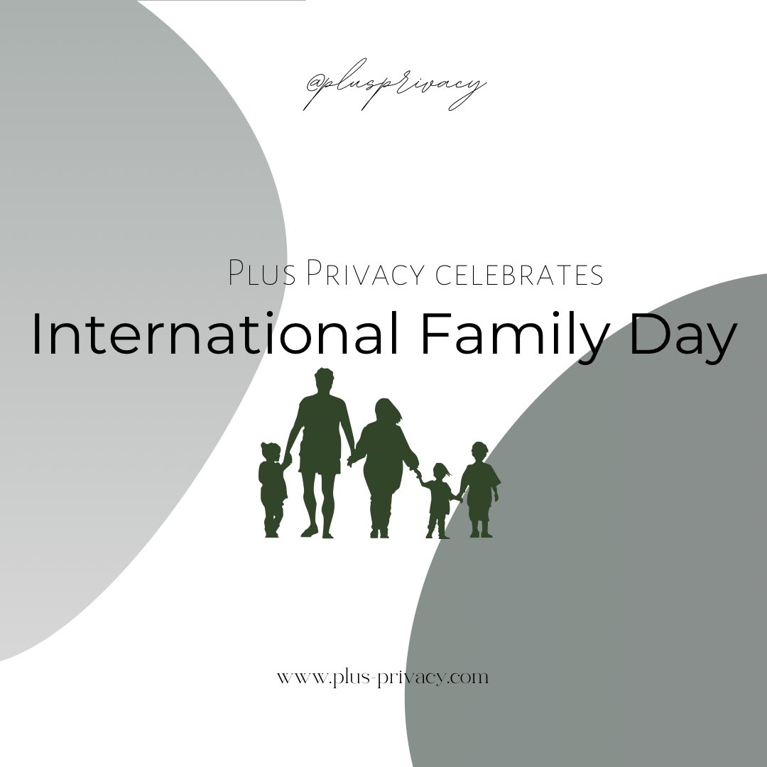 Plus Privacy celebrates International Family Day! 
#familyday #plusprivacy #gdprcompliance #complianceofficer #privacidadededados #privacidade #direitoàprivacidade