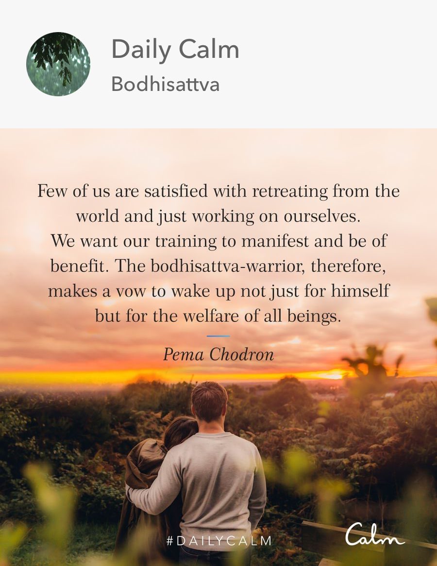Deeban's tweet image. #dailycalm ⁦@calm⁩