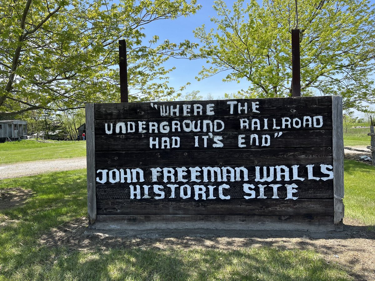 WestviewCentSS's tweet photo. Students from 19 @tdsb schools visited the John Freeman Walls Historic site & learned about a terminus of the Underground Railroad & a frequent visit of Rosa Parks as part of the African Diaspora Youth Conference hosted at @UWindsor. @UwinDiaspora @tdsb_cebsa #LearningOurHistory https://t.co/ZvrAFssDXT
