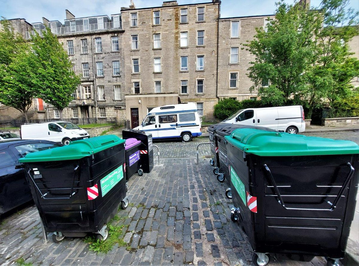 The City of Edinburgh Council on Twitter "Our new communal bin hubs have led to a drop in