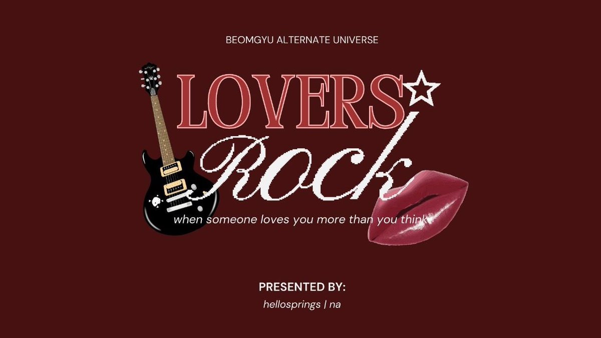 hellosprings's tweet image. 𝕷overs 𝕽ock

—— 
a beomgyu au.