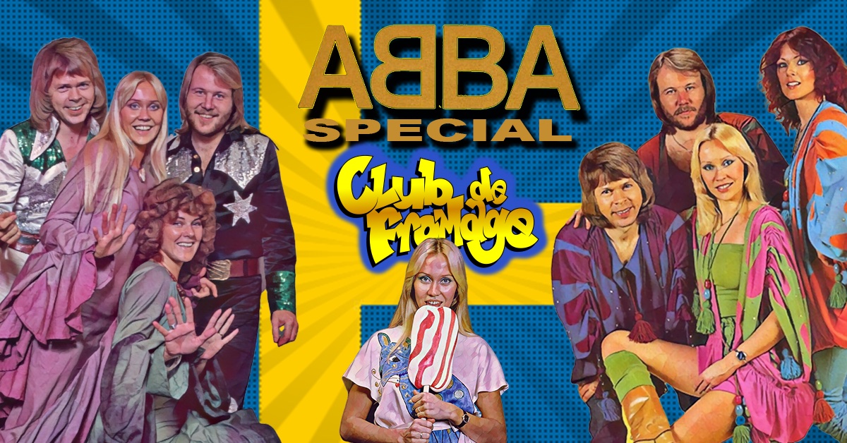 After Sweden's win at #Eurovision we're celebrating their other greatest export at our Fromage ABBA Special this Saturday 20th May. 
Grab your tickets here - fatso.ma/XNtt