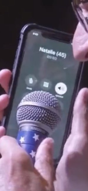 ScooterKDJ's tweet photo. @thejackhopkins Why does he have trump in his phone at Natalie (45)? https://t.co/2JOOEatfgi