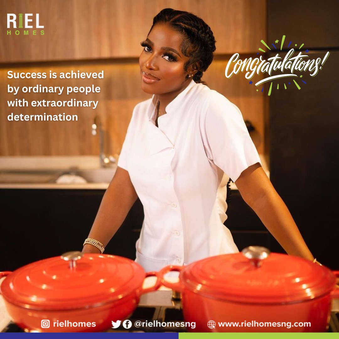 riel_homes's tweet photo. Congratulations to @hildabacci .

We see you and we support you.
Congratulations! Thank you for making all Nigerians proud.

#Hildabacicookathon https://t.co/TbFp2rK7cD