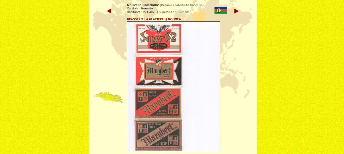 Petit détour par la Nouvelle Calédonie, avec d'anciennes étiquettes de la brasserie la Glacière

beuhbababeercollection.com/bierpage/monde… 
#bbC #bière #étiquettes #collection #brasserie #oceanie #nouvellecaledonie #noumea #cagou #glaciere