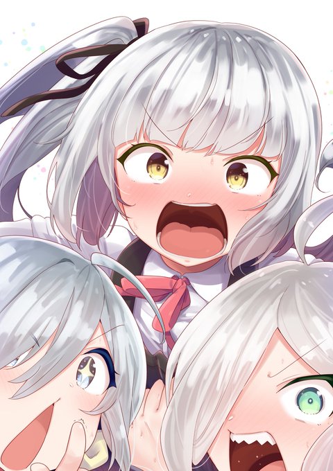 「kiyoshimo (kancolle) open mouth」Fan Art(Latest)