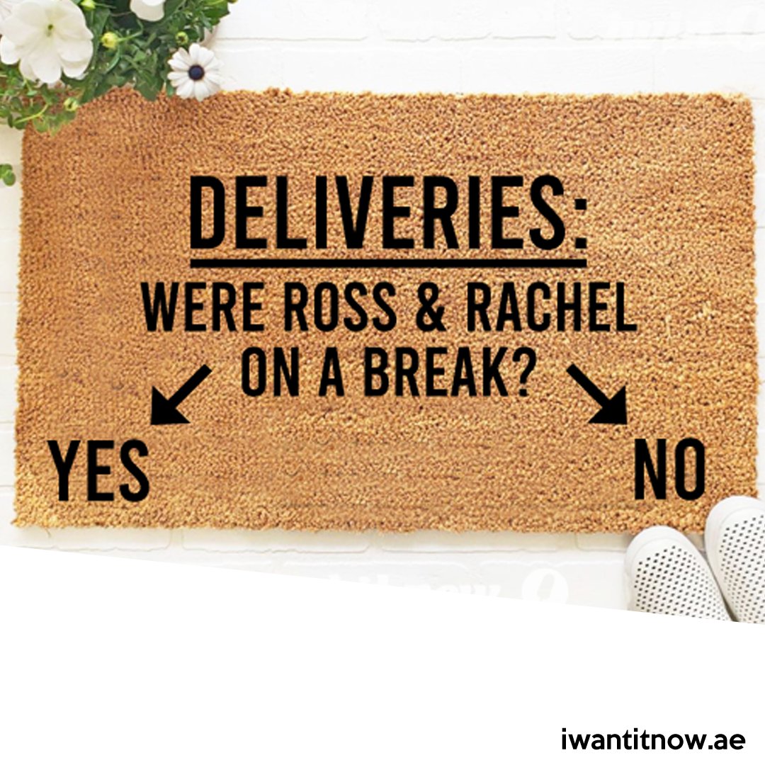 iwantitnow_ae's tweet image. When you&apos;re trying to decide if Ross and Rachel were on a break, but the pizza delivery arrives 🍕😂 

SHOP NOW: @iwantitnow.ae

#PizzaIsBae #WereTheyOnABreak #FriendsForever