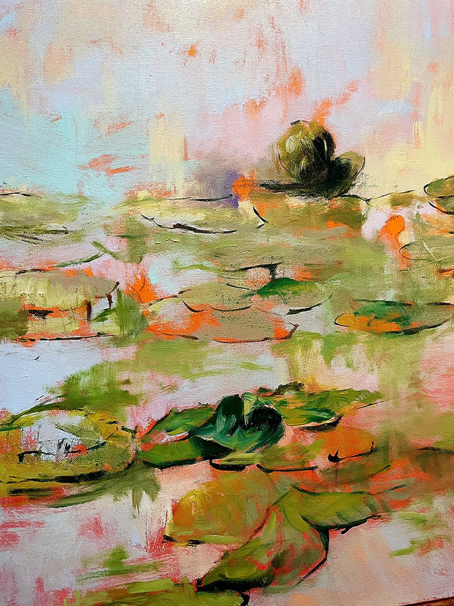 nidhibhatia_art's tweet photo. New works in the studio. Blues and greens coming together nicely.
#workinprogress #oilpainting #artinthestudio #insidethestudio #saatchiartist #oilpainter #artblog #colourfulpaintings #artprocess #ArtistOnTwitter #impressionism https://t.co/RUrQAQOCUw