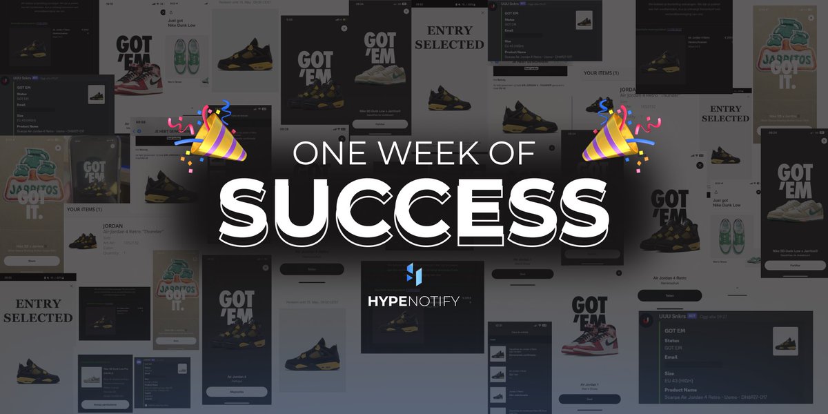 🔥 Huge success of one week!

Join our cookgroup and discover the secrets of securing exclusive kicks, and generating massive profits. 💪💰

Get your hands on our FREE Weekly and succeed the same way📈

➡️  Don't miss out, click here:  whop.com/checkout/plan_…

❤️+ 🔄 = FREE MONTH