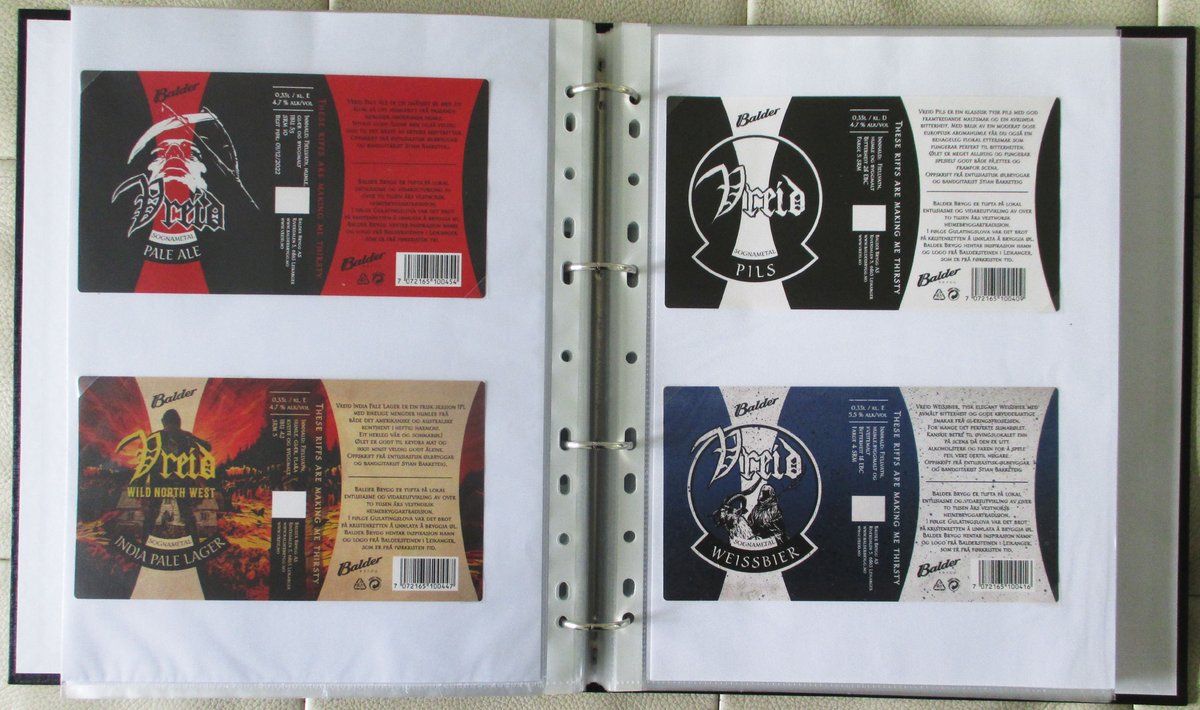 #bbC #bière #beer #étiquettes #beerlabels #collection #brasserie #brewery #microbrasserie #artisanale #craft #norway #vreid #music #blackmetal