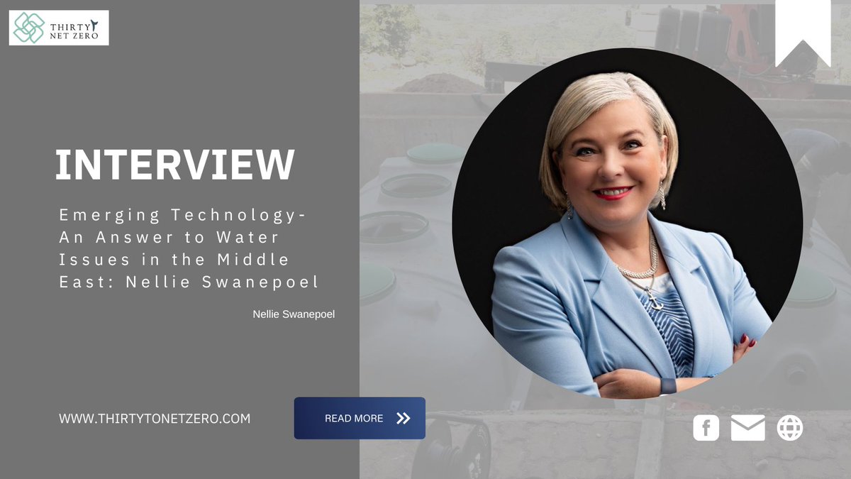 ThirtyToNetZero's tweet image. In an exclusive interview with @NellieSwanepoel, CEO &amp;amp; President &amp;amp; CEO of JDCExec International, also known as The Water Lady, she said, “Water will continue to be available, but not necessarily in the form and place we require it to be.”

Read More - bit.ly/42z6lqi