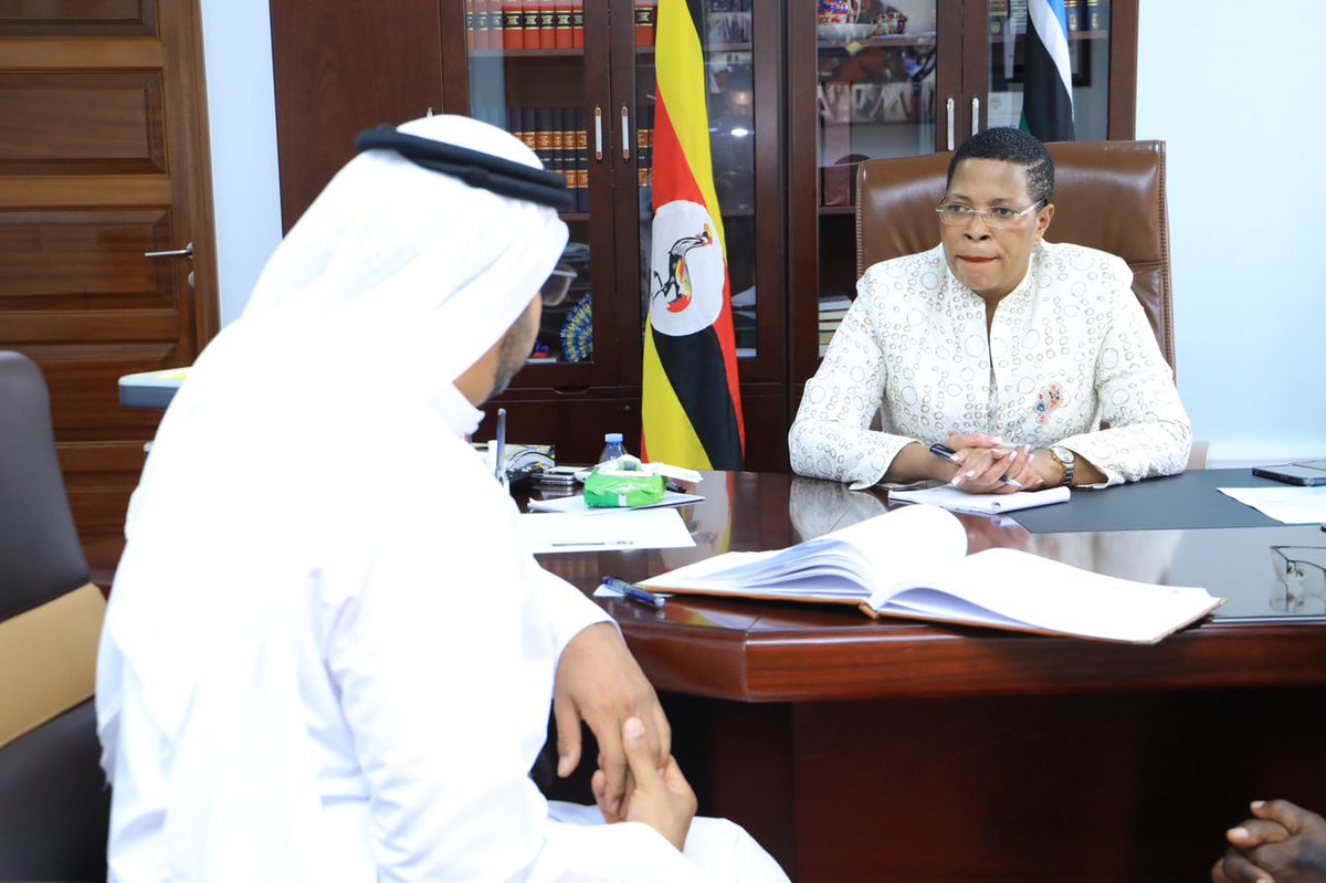 I had the pleasure of hosting H.E. Abdalla Hassan Obaid Hassan Alshamsi, the Ambassador of the UAE to Uganda.We discussed potential areas of investment in the sports industry that has the potential of employing many of our young people.