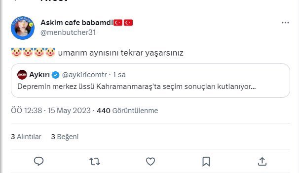 Diyecek şeyimiz yok,
Size yazıklar olsun başka bir şey demiyoruz…
