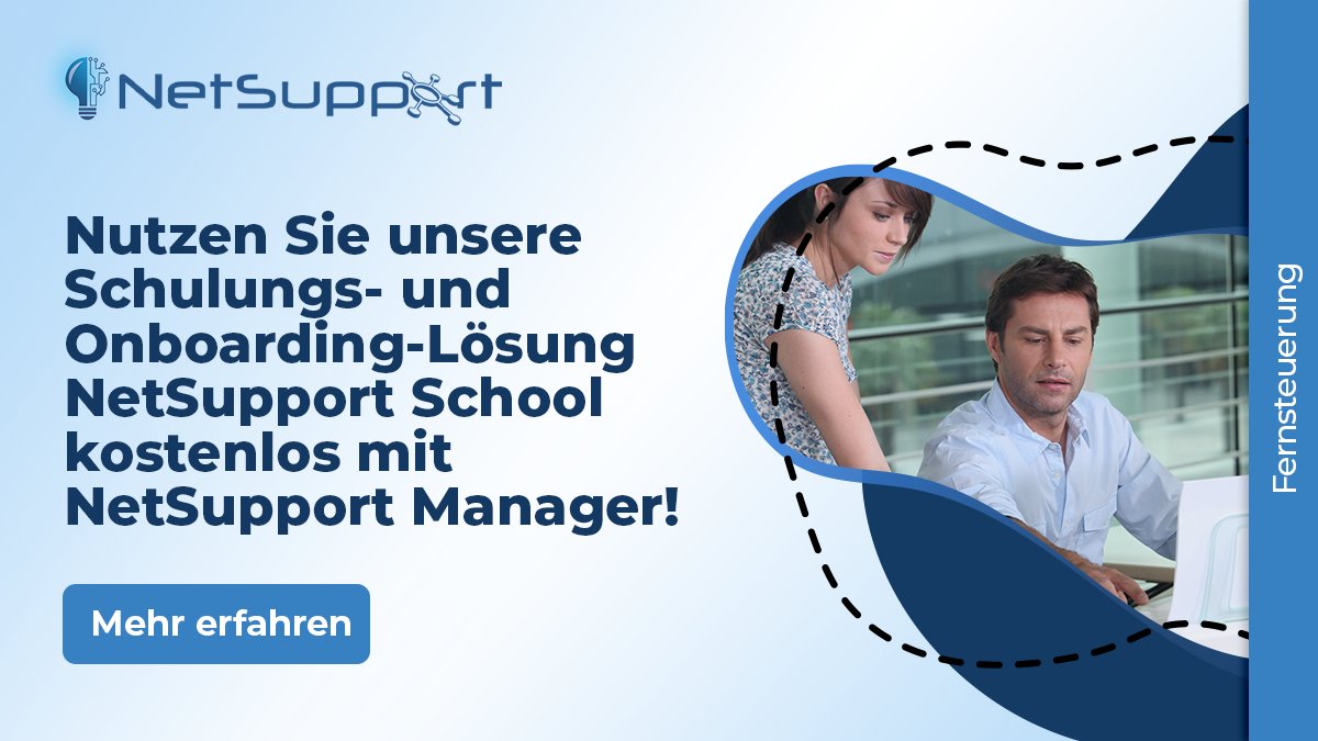 NetSupport_de's tweet image. Die meisten Unternehmen investieren in die berufliche Entwicklung ihrer Mitarbeiter durch Aus- und Weiterbildung. Genießen Sie NetSupport School kostenlos mit Ihrer NetSupport Manager-Lizenz! mvnt.us/m1406043

#RemoteSolution #ITManagement #Schulung