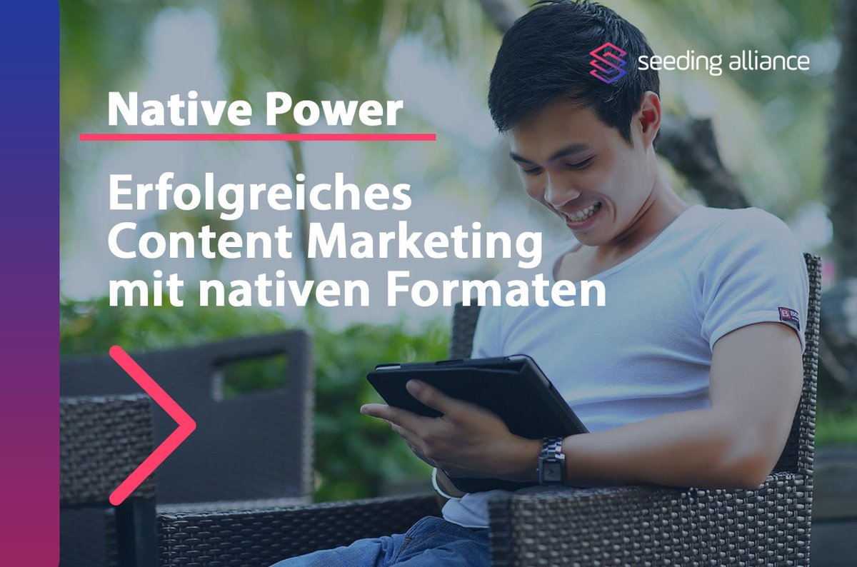 Native Power: Erfolgreiches Content Marketing mit nativen Formaten. Lernen Sie unsere Content-Werbeformate im neuen Blogbeitrag kennen: seeding-alliance.de/native-adverti…