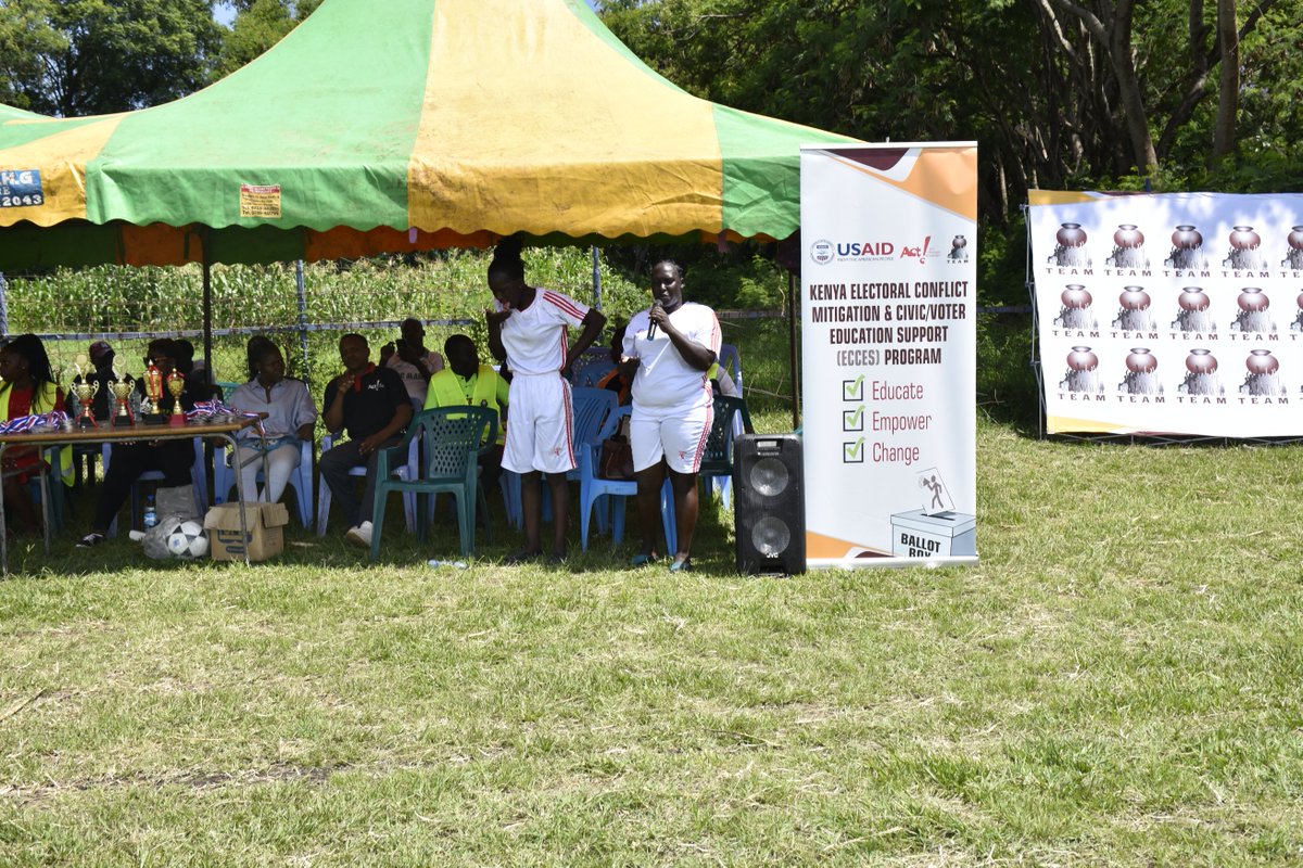 TransformFor's tweet image. Cross Border Peace Tournament held today at Chemelil by TEAM with the support from @USAIDKenya through ACT! @tendasasa  under the Kenya Electoral Conflicts Mitigation &amp;amp; Civic/Voter Education Support (ECCES) Program.