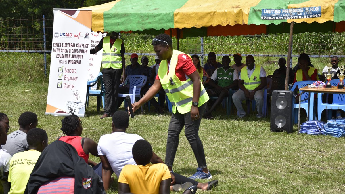 TransformFor's tweet image. Cross Border Peace Tournament held today at Chemelil by TEAM with the support from @USAIDKenya through ACT! @tendasasa  under the Kenya Electoral Conflicts Mitigation &amp;amp; Civic/Voter Education Support (ECCES) Program.