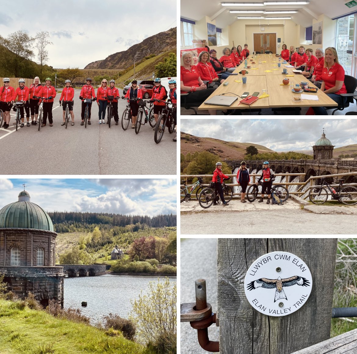 Wales @BreezeCycling Champions Meetup at the beautiful @Elan_Valley 

Sunshine 😎 catching up 🥰 and cycling 🚲🚴‍♀️🚵‍♀️

#rhayader #powys @WelshCycling @AledJones06 @BritishCycling @TheElanValley @VisitMidWales @PowysCC