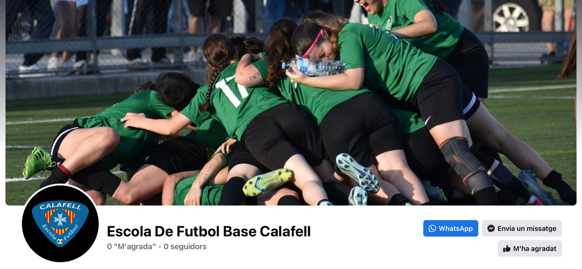 NOVA PÀGINA DE FACEBOOK DE L'ESCOLA
Lee más en : efbcalafell.cat/publication/15…