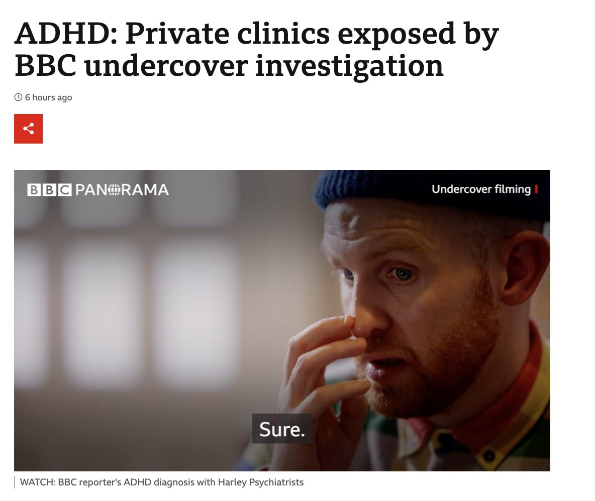 thediyora's tweet photo. The core issue here is not private clinics "overdiagnosing" ADHD in desperate patients but the chronic underfunding of the NHS, which means assessment queues are now 5 years in parts of the country. The private sector was always going to capitalise on the gutting of the NHS. https://t.co/BMcv1yYAAf