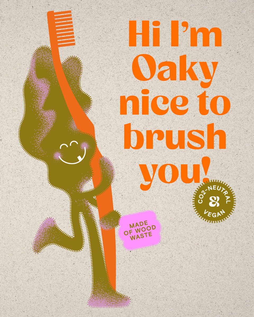 Our Brule typeface in use by EIGA Design for Biobrush. typeverything.com/brule #typeverything