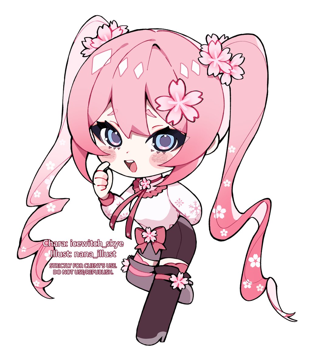 「Been a while since I did Chibi 」|Nana 🌸のイラスト