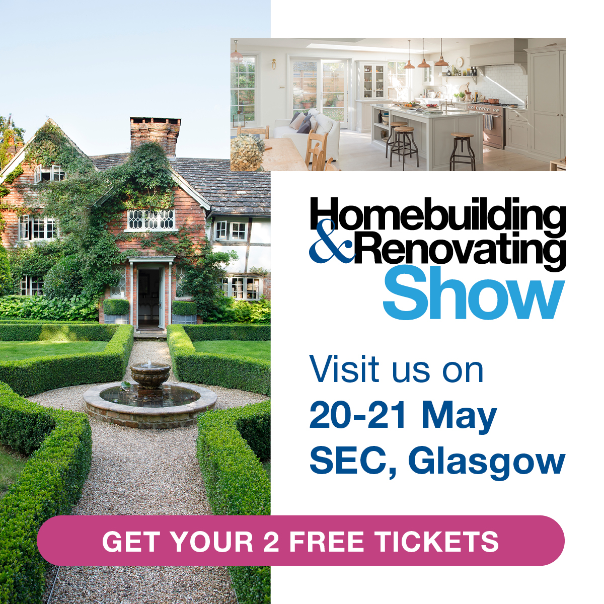 We are thrilled to announce our presence at the Glasgow Homebuilding &amp; Renovating Show this weekend! 🎉
Come and visit us at stand D117, where our passionate team will answer your queries and share valuable insights into the world of holiday letting.🌍🏡

bit.ly/3o14qvI