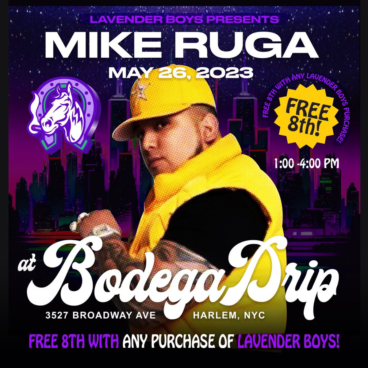 3527 broadway ave 
1-4p 
May 26th - Harlem nyc