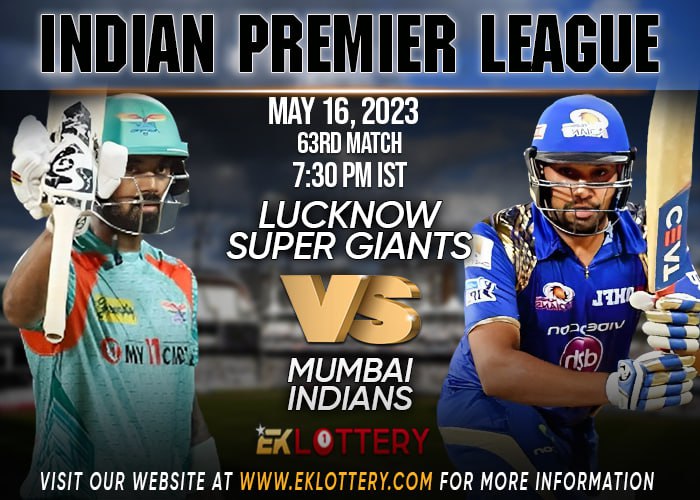 EK_lottery's tweet photo. 🏌🏻♂️ LSG v MI 🏌🏻♂️ 👉🏼 Lucknow and Mumbai have their IPL playoffs destiny in their own hands currently, but they will have to win their upcoming encounters at the Ekana Cricket Stadium to stay in contention.
#EKLottery #LucknowSuperGiants #MumbaiIndians #match63 #IPL2023 https://t.co/wH9q43xuFo