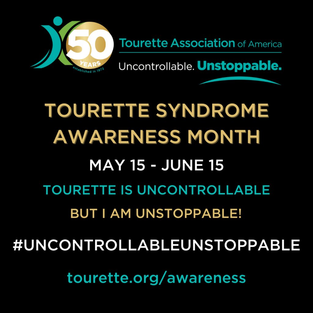 Our student-led Mental Health Awareness Month updates begin this week...
Help raise awareness about Tourette Syndrome by sharing informational materials based on the latest research. Share Science. Share Hope. Tourette Awareness  #uncontrollableunstoppable #touretteawareness