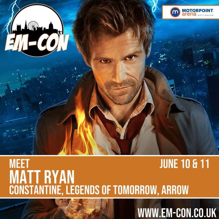 Have no fear @mattryanreal is here! Matt will be attending both days of @emconcouk and tickets for the event are still on sale at the link below 😃 It's going to be a great event! #AssassinsCreed #Constantine #EmCon #Nottingham nottingham.em-con.co.uk/guest/matt-rya… nottingham.em-con.co.uk