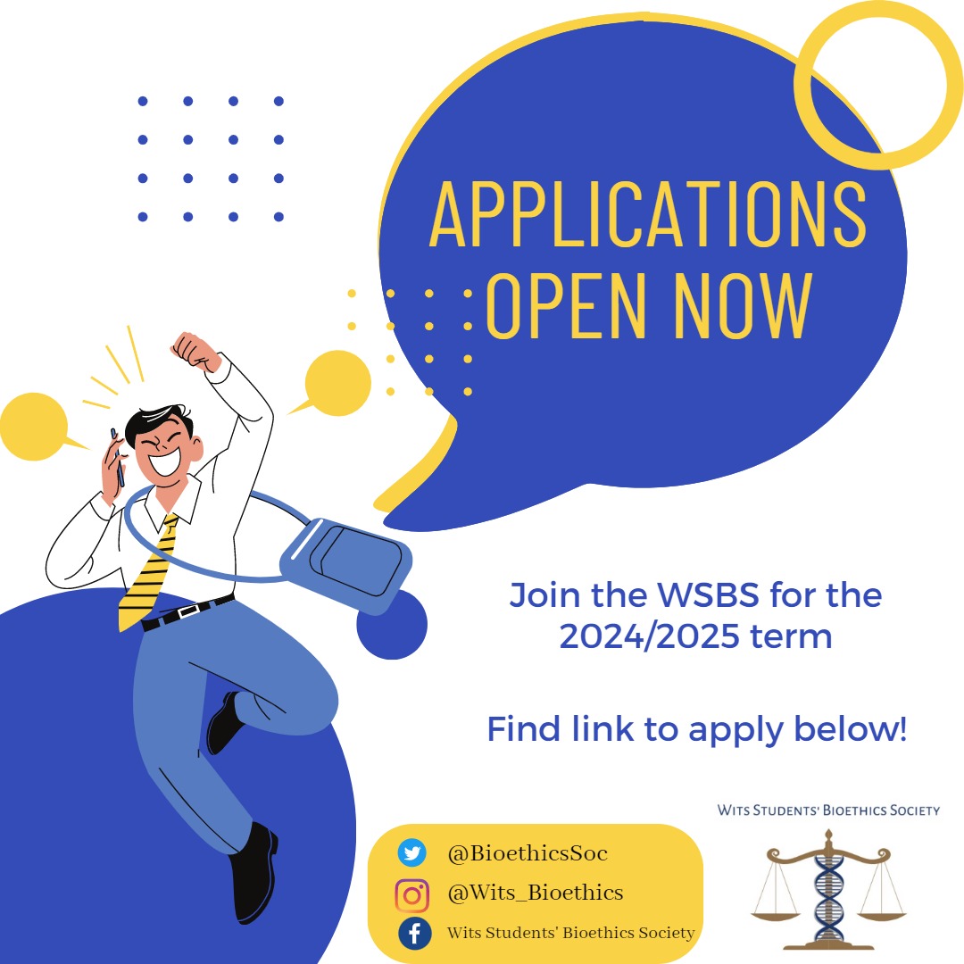 Wits Bioethics Soc tweet media