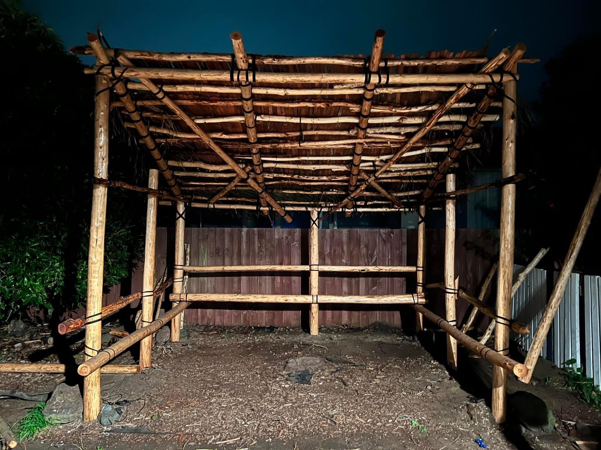 Hale Pilialoha Hangai Tokelau built by our ‘ohana Ōtautahi hale crew in 2022 #culturalsafespace #indigenousarchitecture #buildingcommunity #moananuiakea #kanakamaoli #ōtautahi