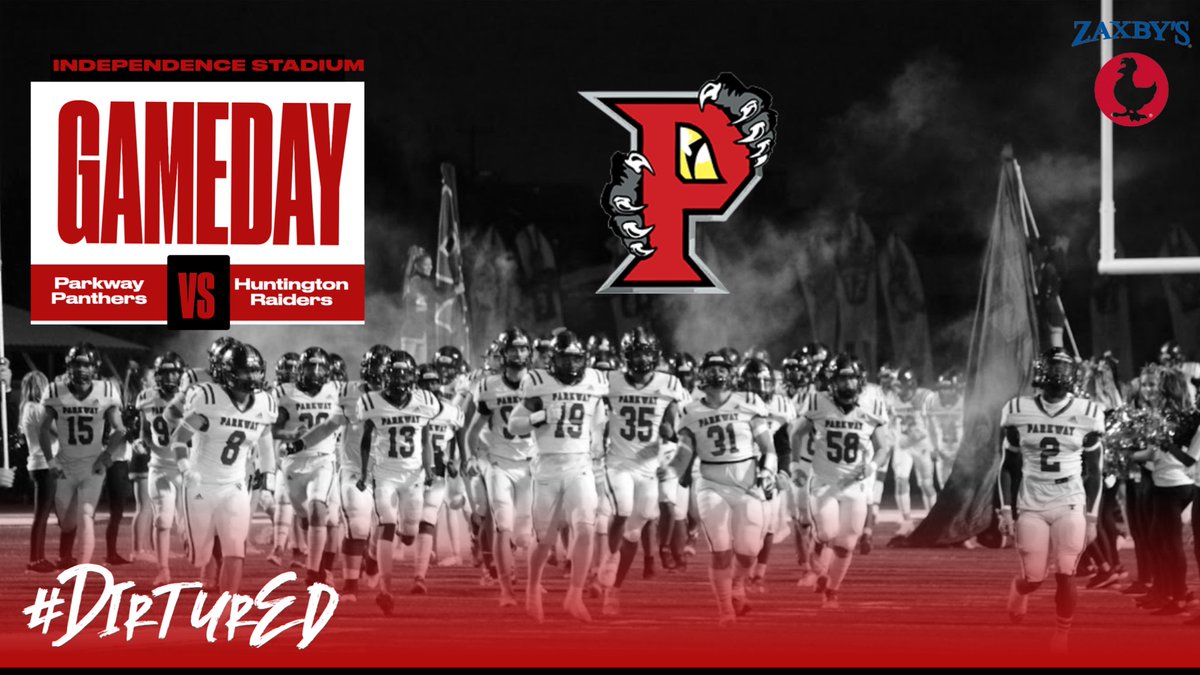 #DirtyRed Football (@parkwayfootball) on Twitter photo It’s GAMEDAY!!!!
The Panthers finish spring training today with a scrimmage at Independence Stadium Vs Huntington at 6PM. 
#Dirtyred It’s GAMEDAY!!!!
The Panthers finish spring training today with a scrimmage at Independence Stadium Vs Huntington at 6PM. 
#Dirtyred