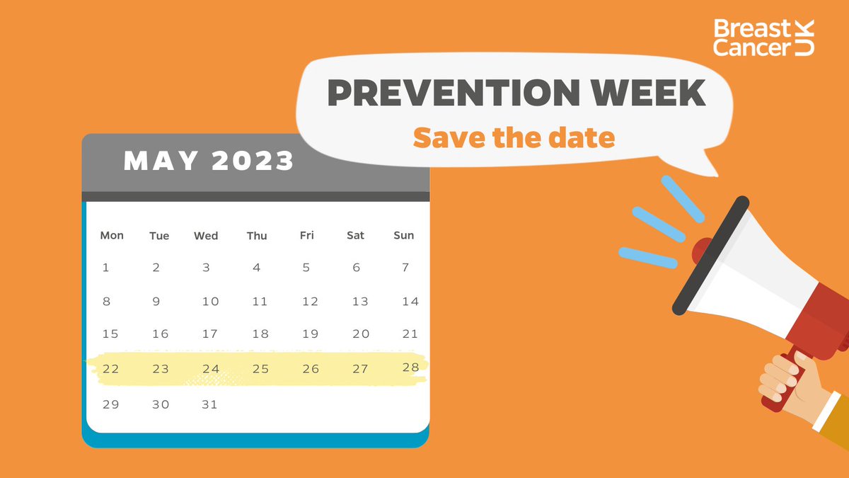 🚨1 week, set your alarms! 🚨 

Save the date for our Prevention Week 22 – 28 May! 

We’re asking you to #makeasmallchange! 

Visit our website for more information 👉: bit.ly/3KQOGka