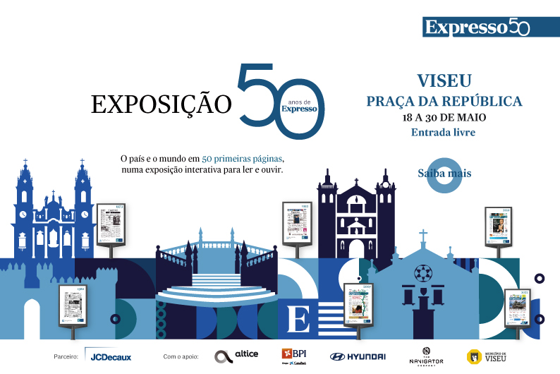 📰 A Cidade-Jardim acolhe na próxima quinta-feira, dia 18 de maio, uma nova exposição interativa, em plena Praça da República, por ocasião das comemorações dos 50 anos do Jornal <a href="/expresso/">Expresso</a>.

ℹ️ Saiba mais em: bit.ly/42UWhYn

#viseu
