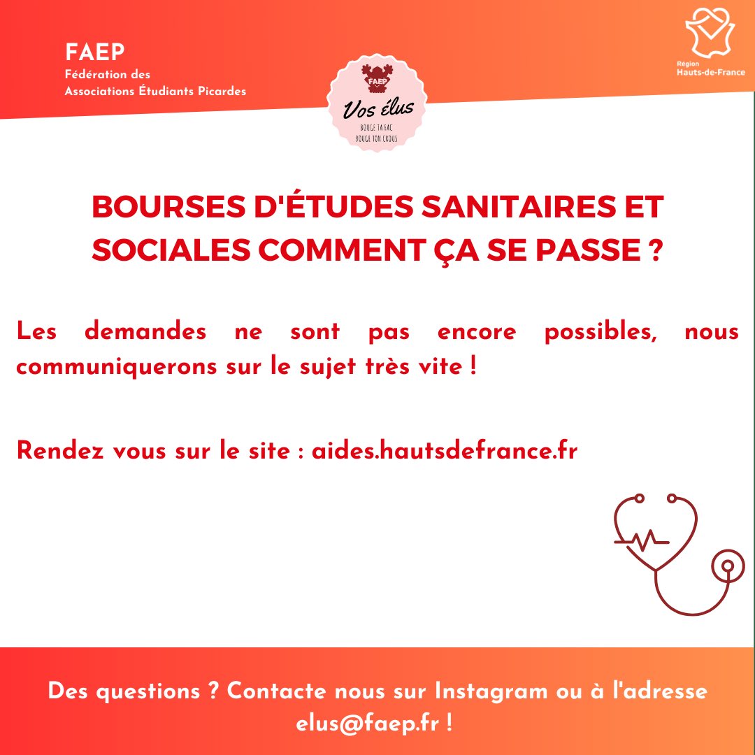 lafaep's tweet photo. #DSE #BESS Plus que deux semaines pour effectuer vos demandes de bourses et de logement ❗️
Étudiants en filières sanitaires et sociales, vous pouvez effectuer la demande pour le logement. 

N’hésitez pas à nous contacter en cas de problème 🐸 https://t.co/25hemPfNi0
