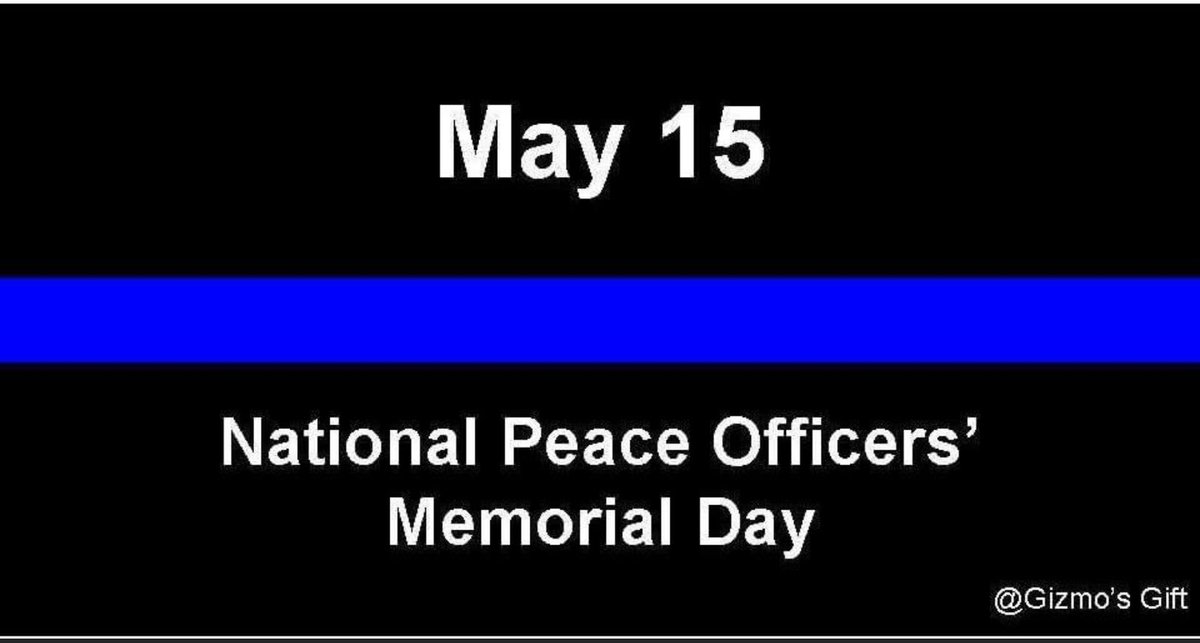 GizmosGift's tweet photo. #NationalPeaceOfficersMemorialDay https://t.co/dbfeiBNAIK