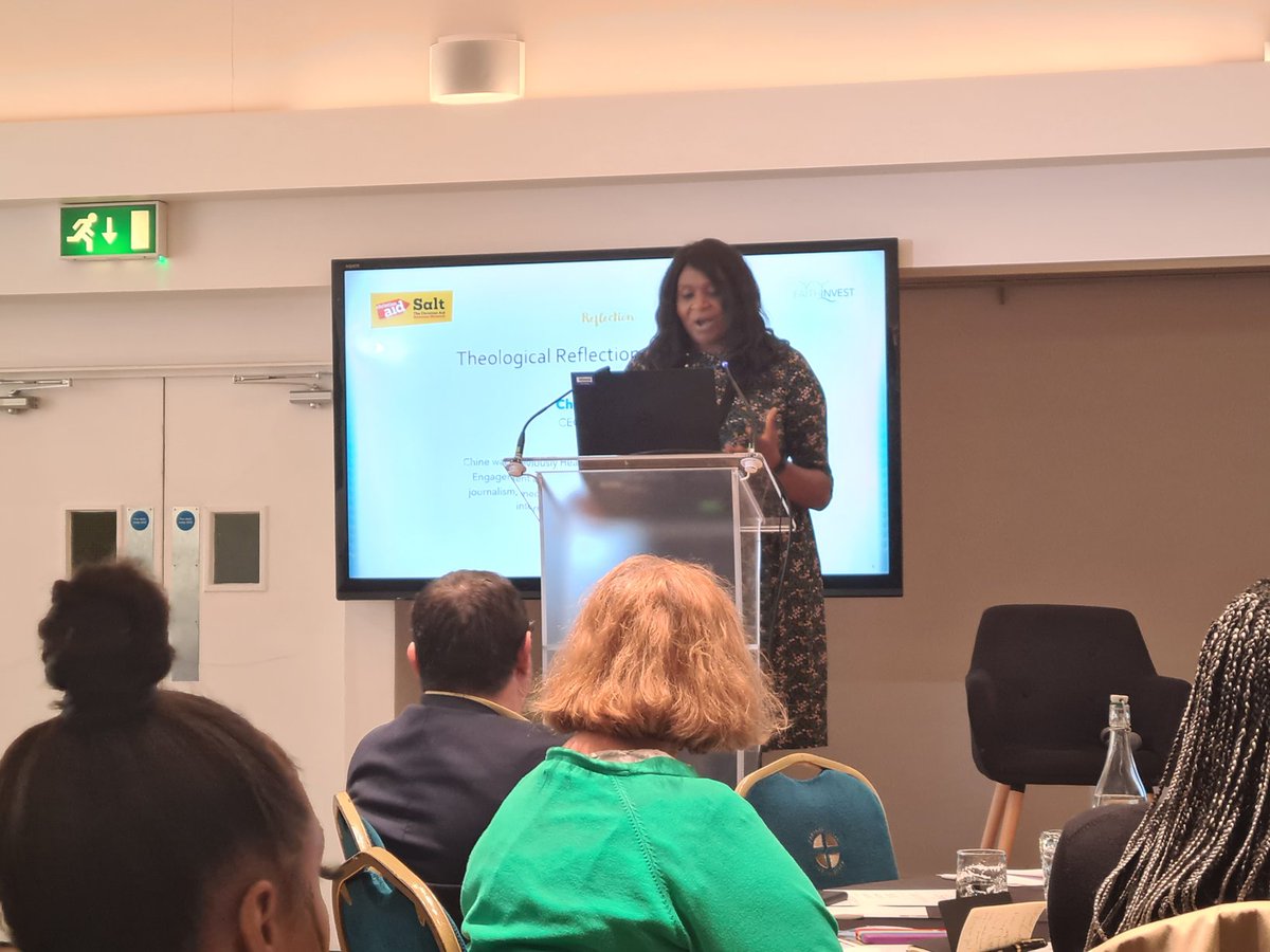 Chine McDonald <a href="/Theosthinktank/">Theos</a> <a href="/christian_aid/">Christian Aid</a> <a href="/NetworkSalt/">Salt Network</a> - a Ugandan Proverb - 'A united family eat from the same' and 'excessive poverty is relational' powerful reflections #LiveableFuture