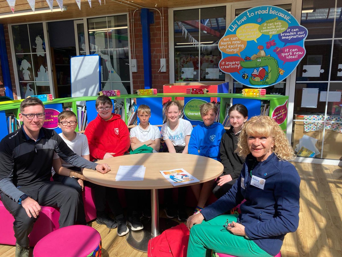 Children at Ewloe Green Primary School had their first meeting of Rotakids this morning. Hawarden Dee Valley Rotary is looking forward to working closely with the school on their fund raising activities.